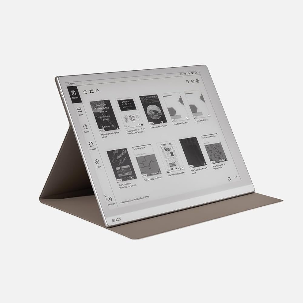 Brand New—Boox Go 10.3 E-Ink Tablet Leather Magnetic Folio